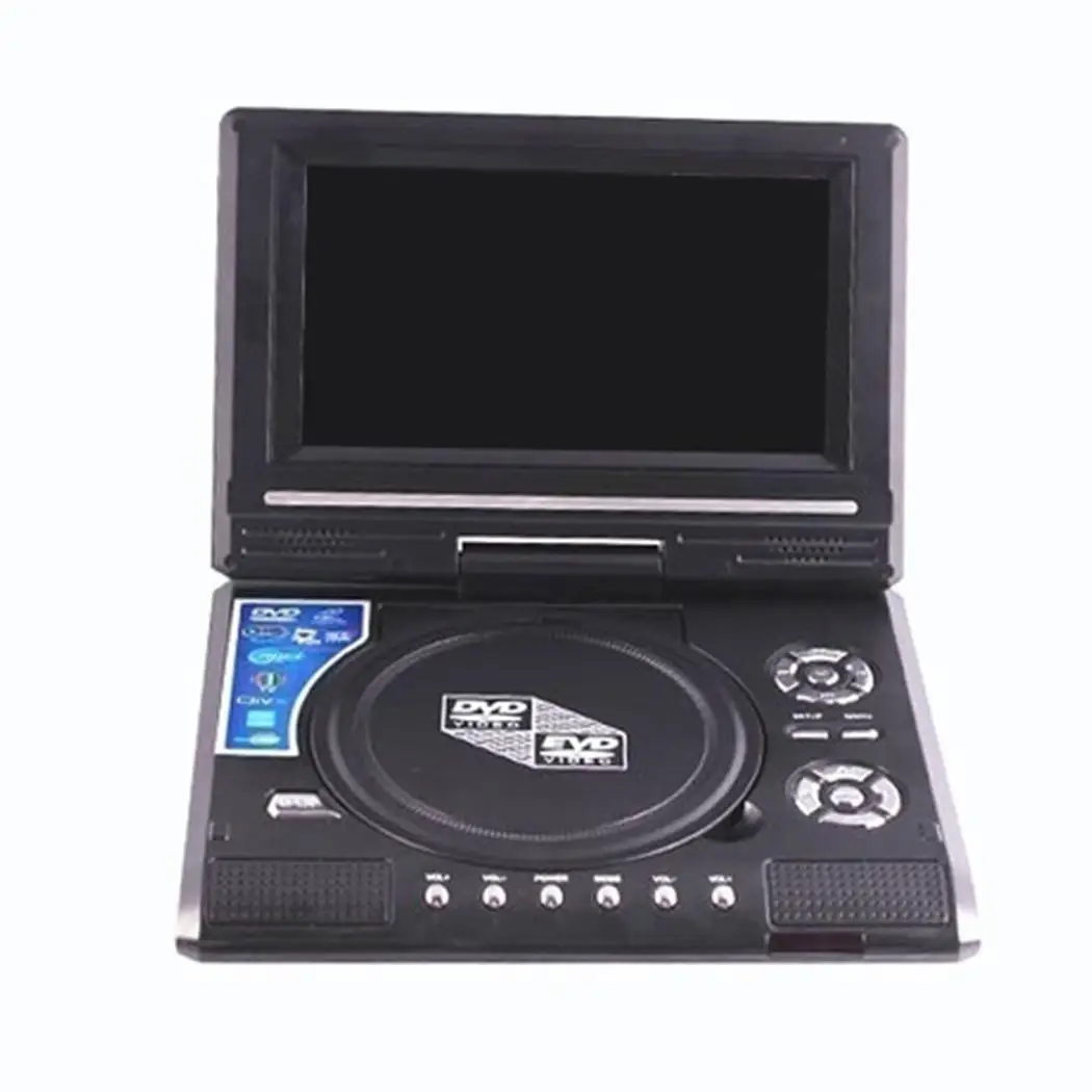 Портативный DVD плеер цифровой мультимедийный проигрыватель с 25 Вт игры FM MP3, WMA радиокарта 90-120 минут JPEG ридер