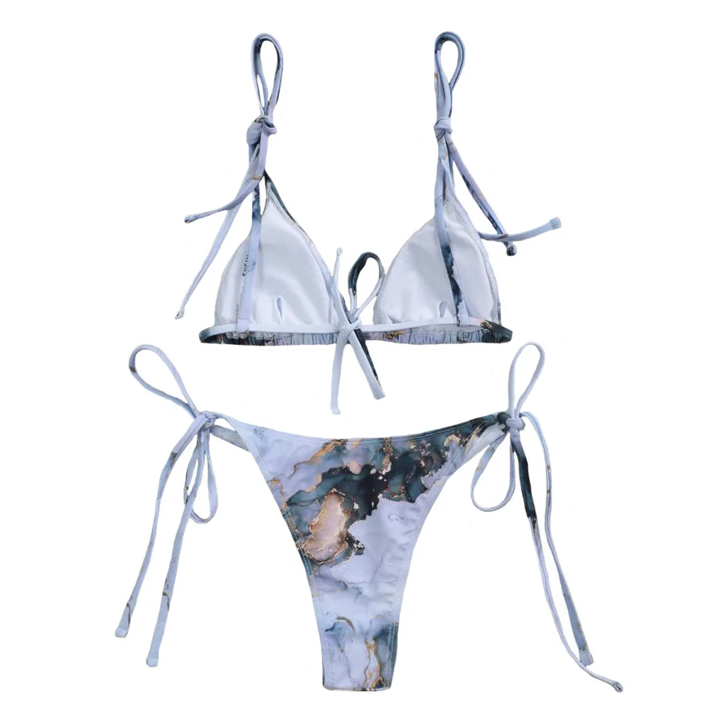 

New Cross-Border Gradient Tie-Dye Color Matching Women's Swimsuit