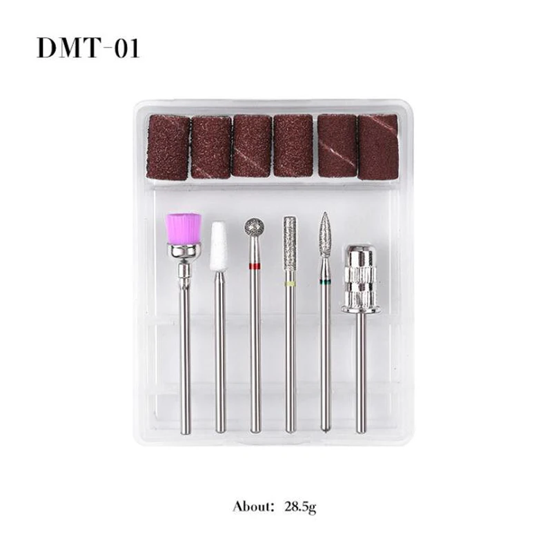 Набор сверл для дизайна ногтей из вольфрамового сплава наборы шлифовальные