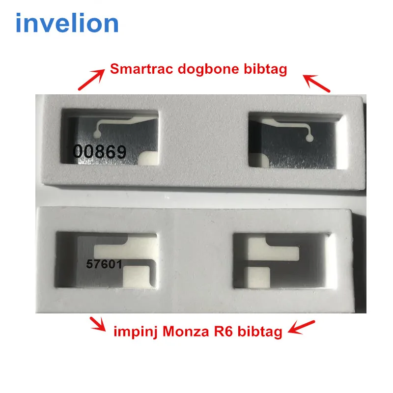 100 шт./лот Dogbone smartrac наклейка бибибирка 840 960 МГц uhf RFID чип синхронизации системы