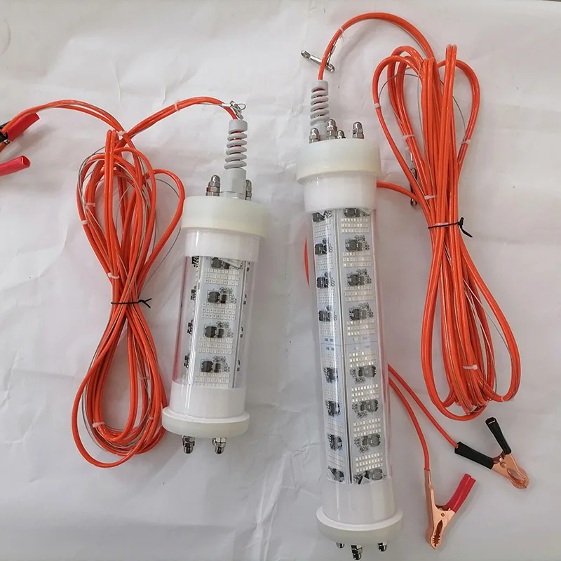 

450W Green LED Night Fishing Lights 5M cable White Light for Night Fishing 12-24V Green Glow Underwater Dock Lights