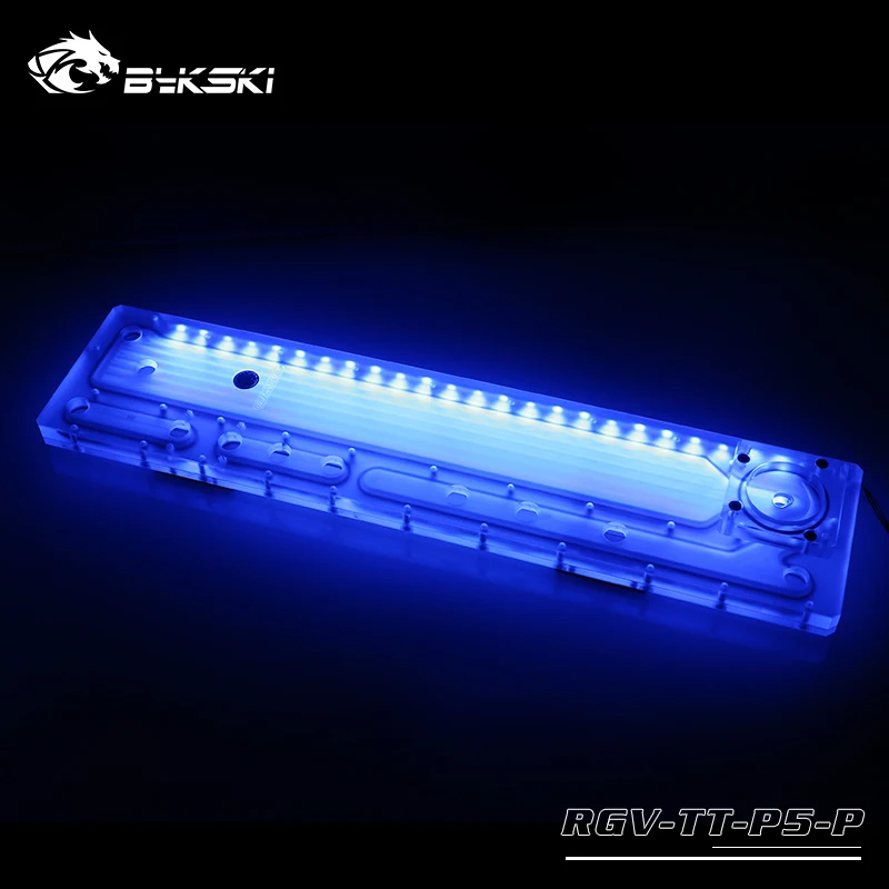 Bykski водные пути пластины, резервуар для воды для Thermaltake Core P5 чехол компьютера, резервуар, Поддержка синхронизации материнской платы RGV-TT-P5-P