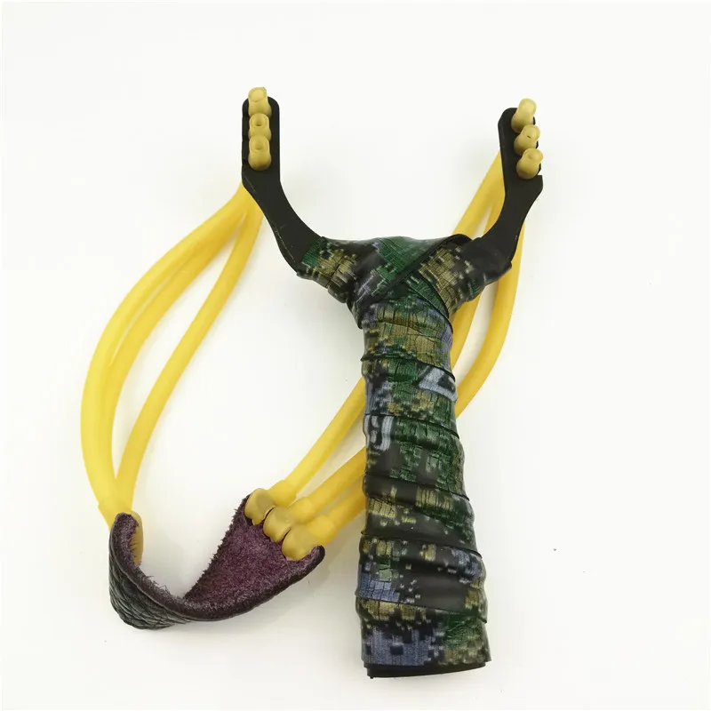 

Powerful slingshot hunting high quality steel and rubber band outdoor sling shooting professional slingshot camping tools sling