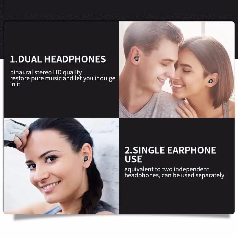 TWS V12 Bluetooth наушники светодиодный наушники сенсорные беспроводные наушники Игровые 9D стерео Бас Звук 2400 мАч power Bank VS V10 V11
