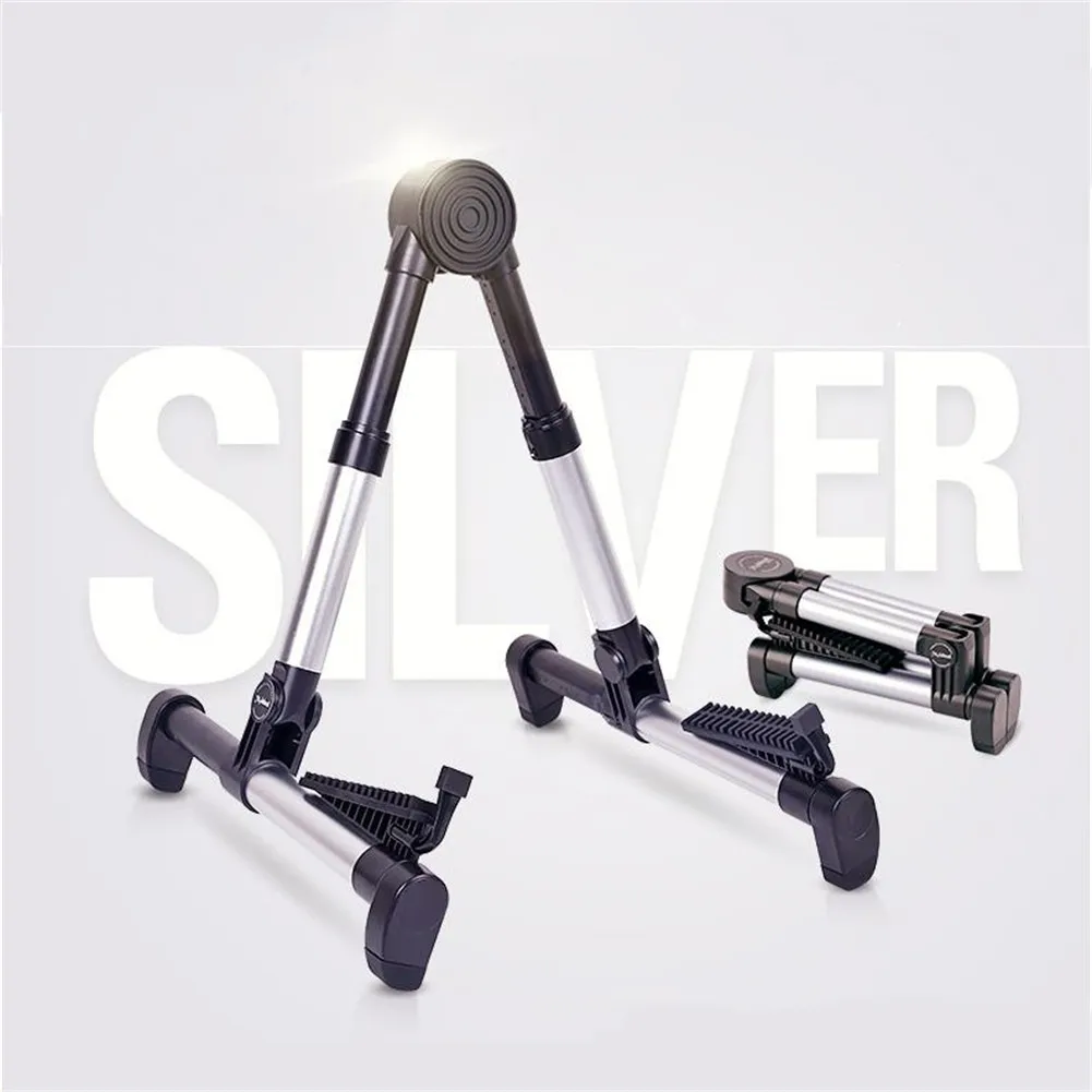 

Universal Folding Adjustable Portable Guitar Floor Stand For Bass Ukulele Violin Floor Stand Holder Excellent Top Quality