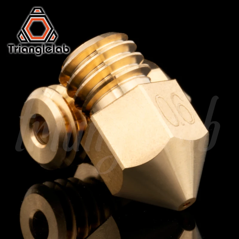 Латунная насадка trianglelab Swiss MK8 Резьба m6 Филамент 1 75 мм для 3D принтеров hotend J head cr10