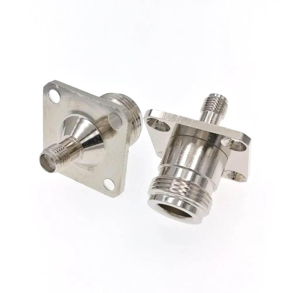 SMA Гнездовой к N гнездовой панельный разъем RF адаптер|female sma connector|female n connectorfemale