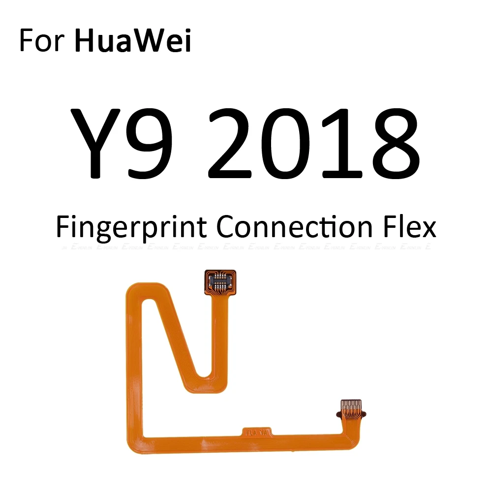 Сенсорный ID сканер отпечатков пальцев разъем гибкий кабель для HuaWei Y9 Y7 Y6 Prime Pro 2019