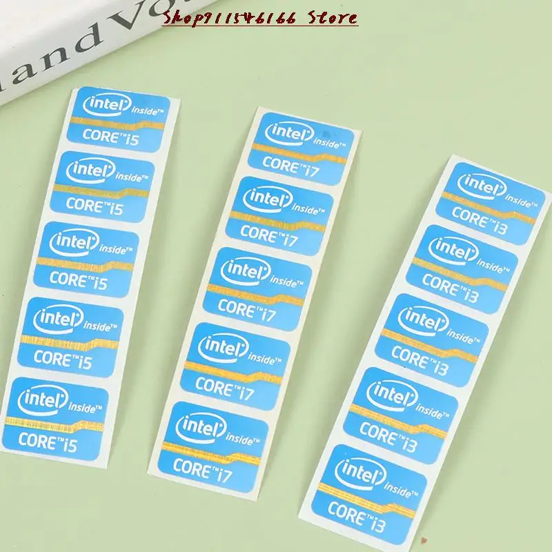 

1/5Pcs High Quality Ultrabook Performance Label Sticker Laptop Logo Sticker Intel Core i3 i5 i7 Standard size