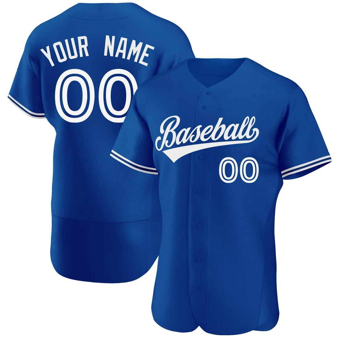 Custom Baseball Jersey Print Your Name/Number Customized V-neck Soft Cool Button-down for Men/Lady/Child Any Colour Big size