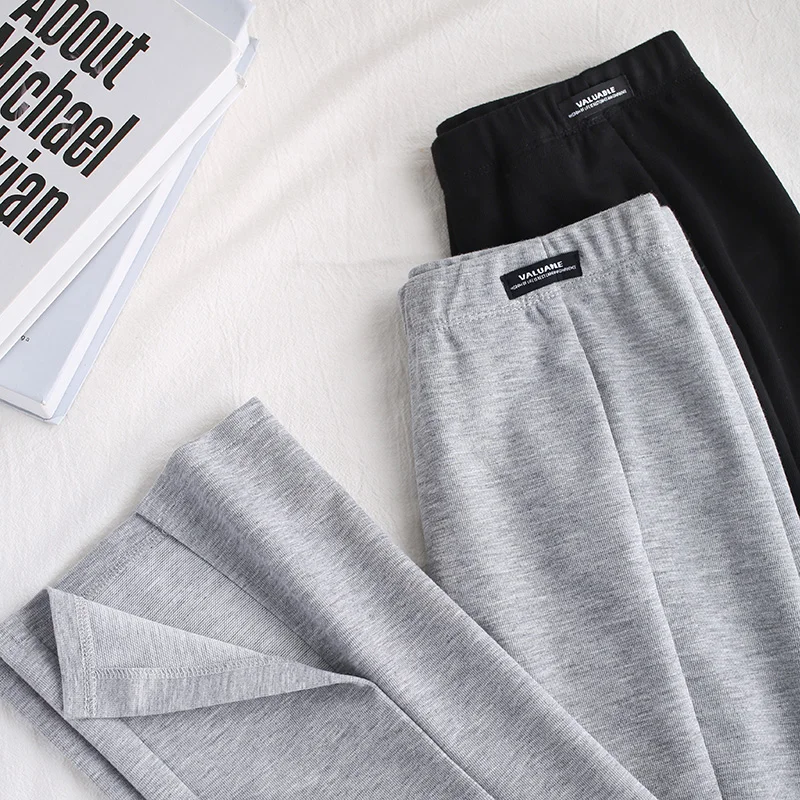 

Gray Sweatpants for Women New Fashion Oversize Women Sports Pants Balck Trousers Joggers Streetwear Split Long FlarePants
