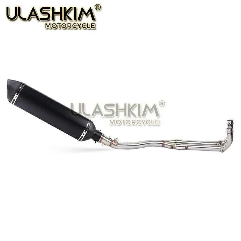 

57CM Motorcycle Exhaust Muffler Escape Full System Slip On For YAMAHA TMAX T-MAX 500 530 TMAX530 TMAX500 2008-2016