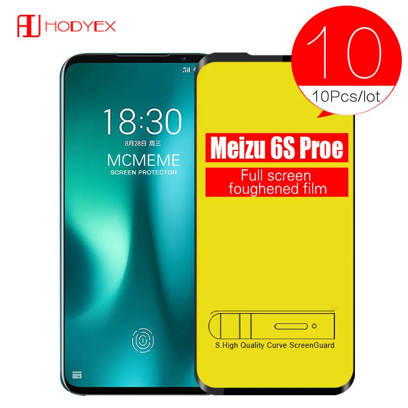 10 шт. для MEIZU 16s Pro Закаленное стекло Защитная пленка 16xs Защитное телефона|Защитные