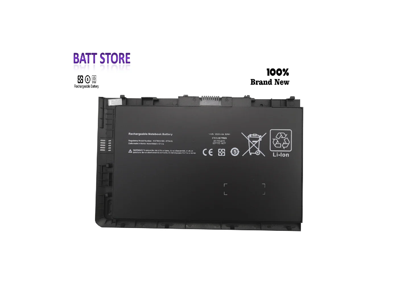 BT04XL (14 8 в 52wh) батарея для HP EliteBook Фолио 9470 9480 М серии HSTNN IB3Z DB3Z I10C BA06 687517 1C1 подходит