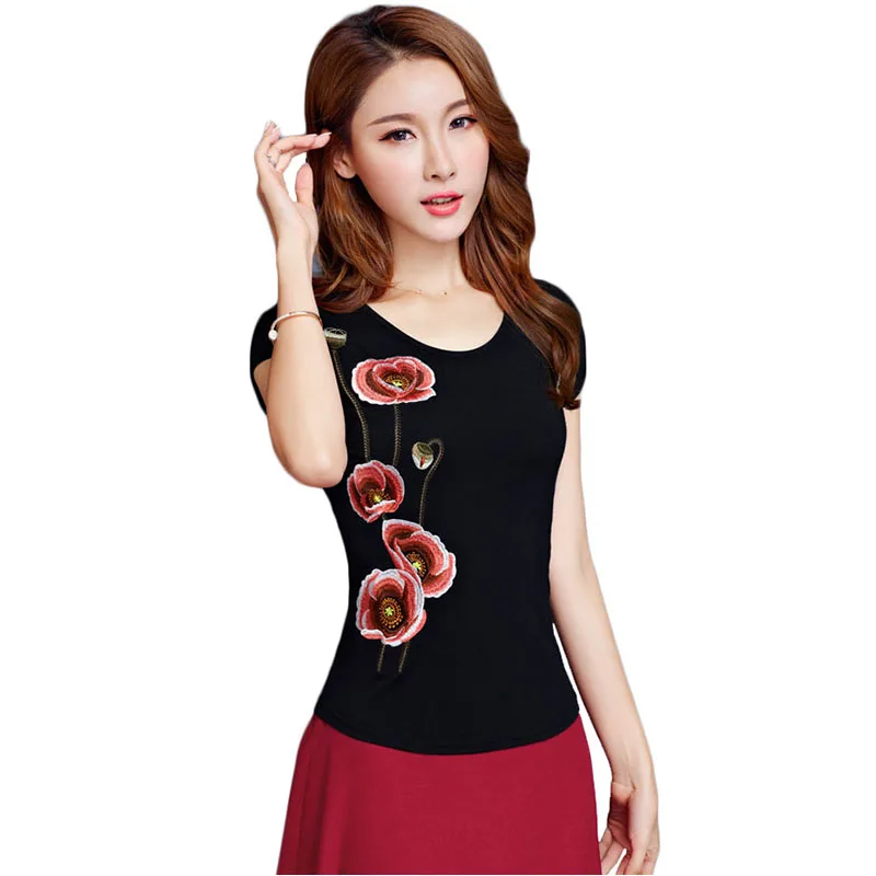 Футболка размера плюс 5XL Топы Винтаж Camisetas Mujer летние топ футболка рубашка Femmet