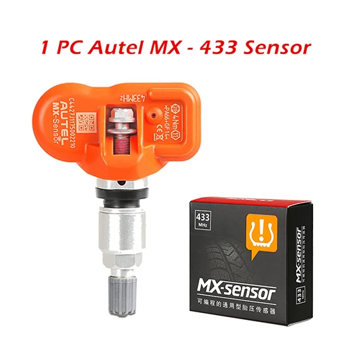 1 x 433 sensors AUTEL сенсор mx-сенсор TPMS 433 МГц датчик давления в шинах Универсальный mx-сенсор 433 МГц программист работает с AUTEL Maxitpms TS601 - Цвет: 1 x 433 sensors