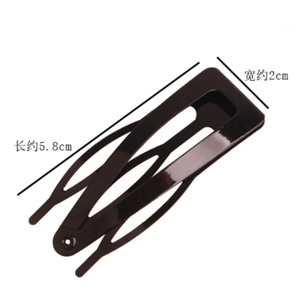 

10pcs Double-grip Hair Clips Metal Snap Barrettes Hair Styling Tools For Women Girls Hair Side Clamps Non-slip Hair Clips