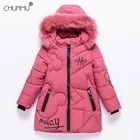 Одежда для маленьких девочек, детская зимняя теплая куртка и верхняя одежда с длинными рукавами, хлопковая стеганая верхняя одежда для девочек, пальто для девочек на Рождество