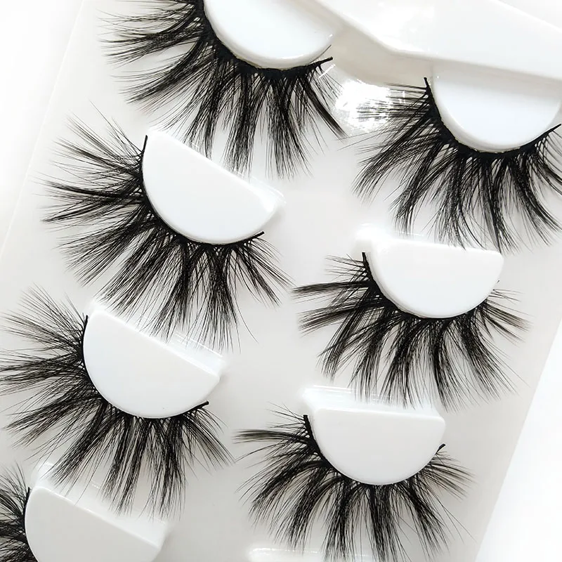 Ресницы Накладные SEXYSHEEP из искусственной норки 4 пары натуральных ресниц ручной