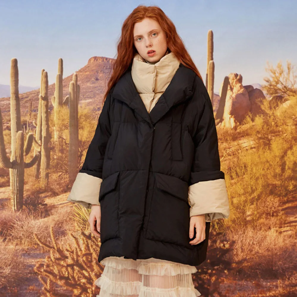 Зимняя женская хлопковая стеганая куртка женские пальто оверсайз однотонная