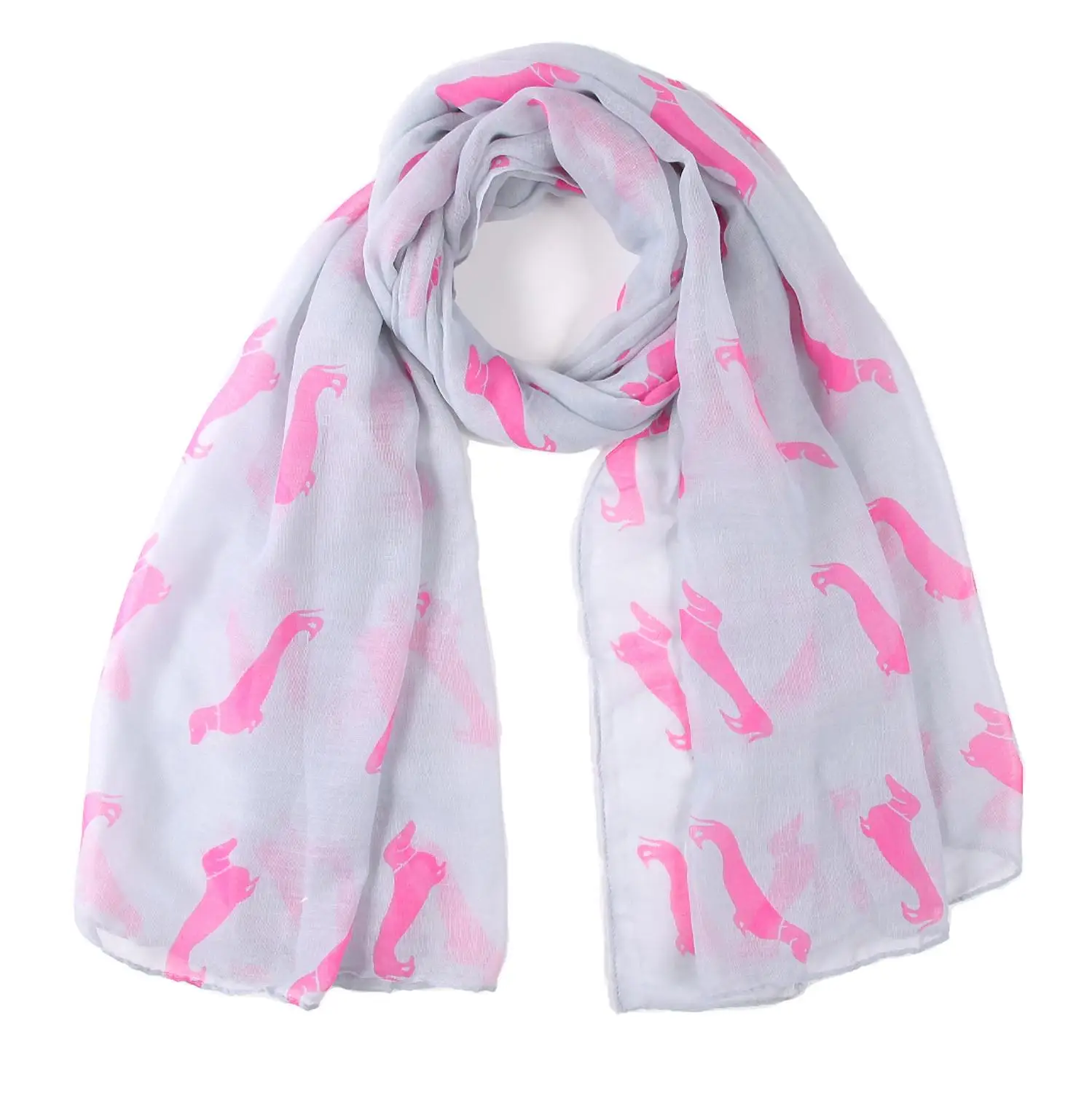 Новинка 2015 весенний милый шарф с узором таксы шали женские шарфы для собак хиджаб