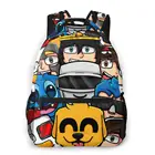 Рюкзак Los Compas Para Для девочек и мальчиков, дорожный рюкзак Mikecrack, рюкзаки для подростков, школьные сумки для взрослых