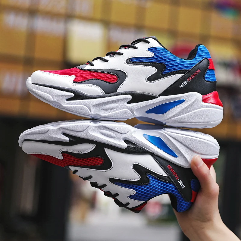 

Кроссовки мужские сетчатые повседневные, спортивная обувь для спортзала, Повседневные вязаные, для отдыха, белые, 2020