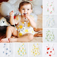 cute sling baby girl clothes bodysuit for newborns summer clothes bodysuit for infants baby jumpsuit soft cotton romper clothing