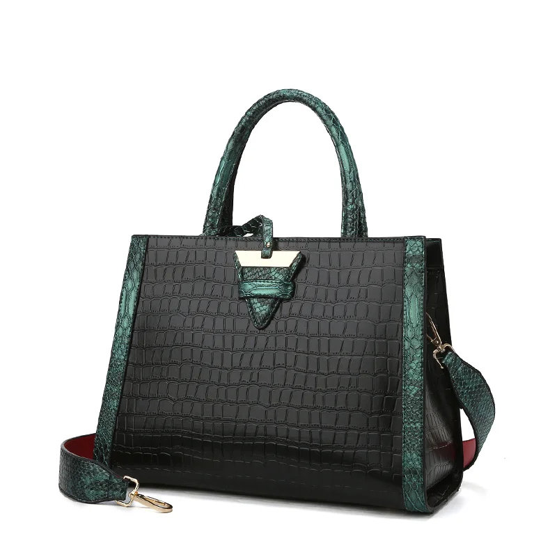 

2020 Fashion Crocodile Pattern Shoulder Tote Bag Genuine Leather Ladies Purses and Handbags Luxury Crossbody Bags for Women Gg
