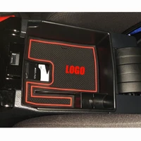 abs plastic for toyota corolla e210 2019 2020 accessories internal car armrest storage box grid cover trim car styling 1pcs