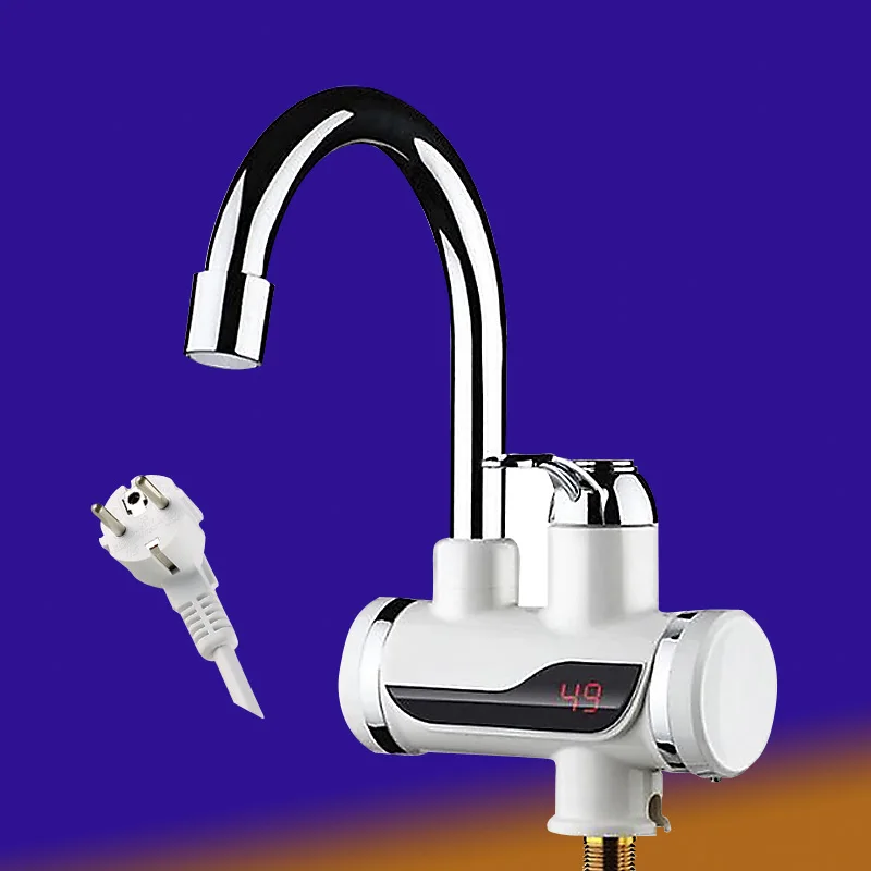 Электрический кухонный водонагреватель кран мгновенного нагрева холодной воды