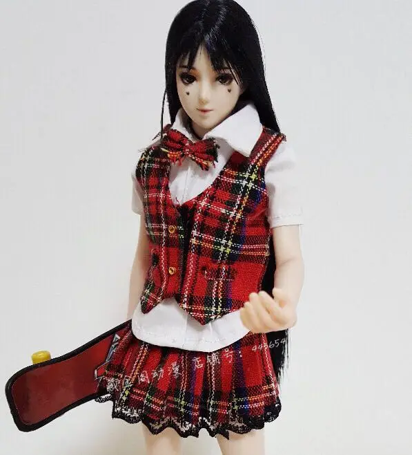 

1/6th School Uniform Student Girl Clothestoys Fit 12'' Figure TBLeague phicen UD Body
