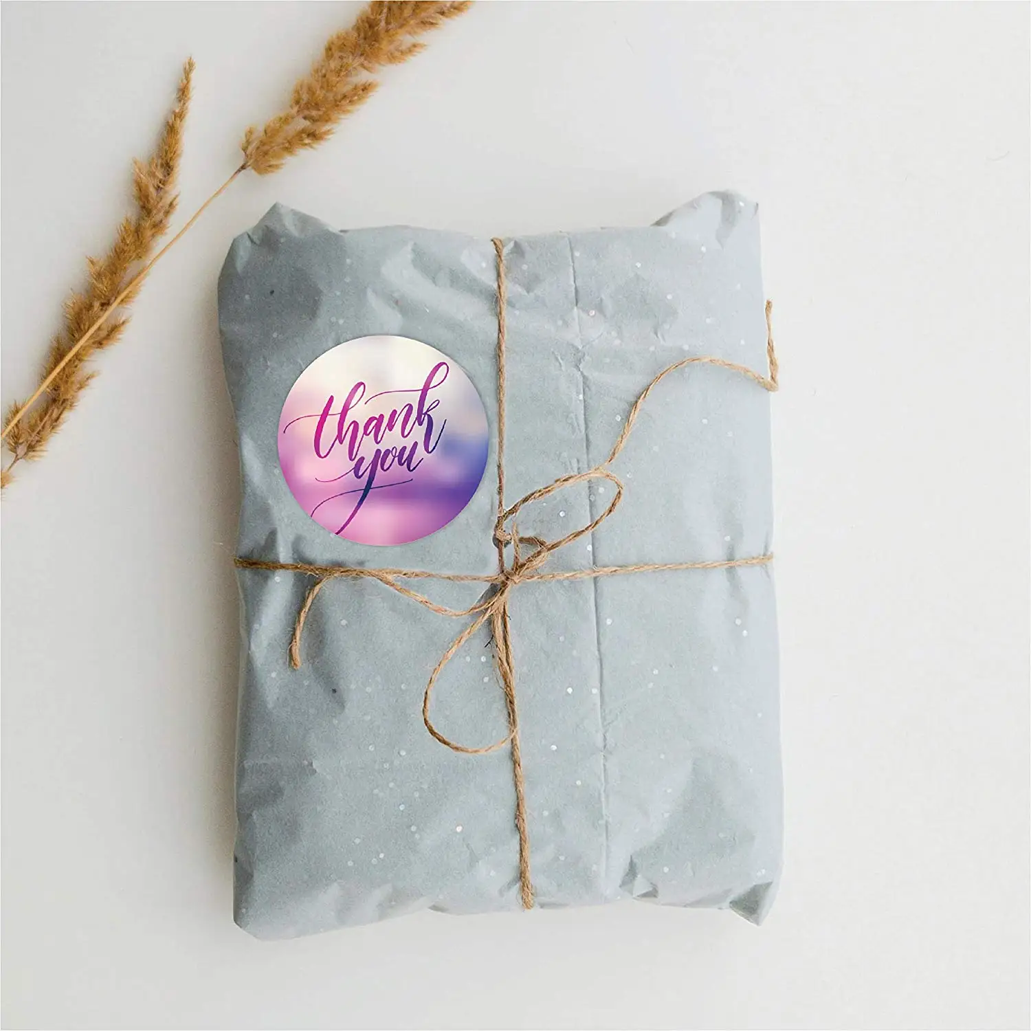 Фотообои с размытым круглым фоном 500 стикеров в рулоне для посылка