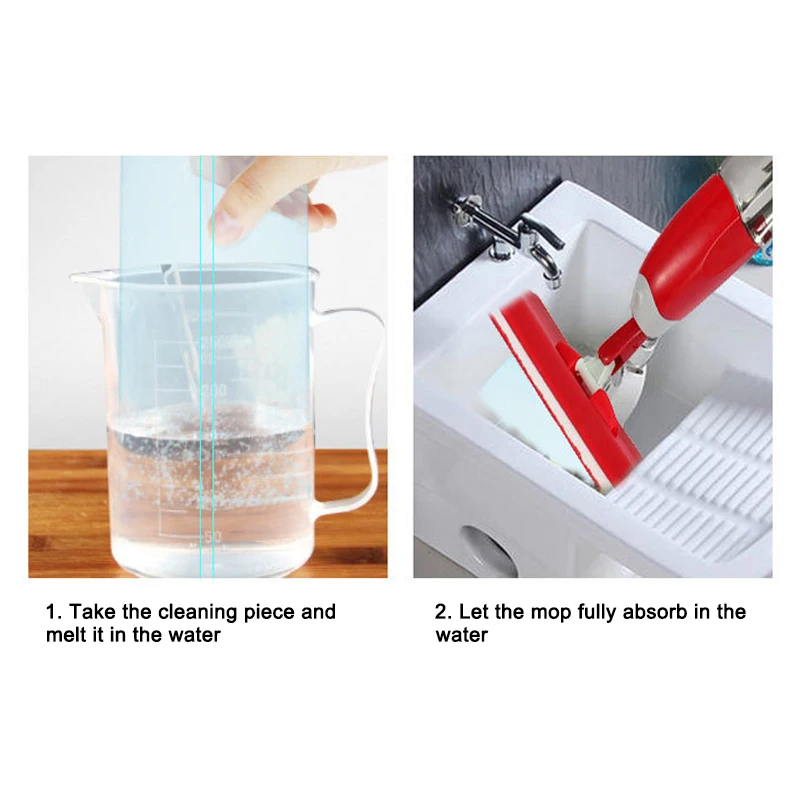 Household Use 30Pcs Cleaner Tablets Floor Tile Dust Stains Remover All-Purpose Cleaners H88F | Дом и сад