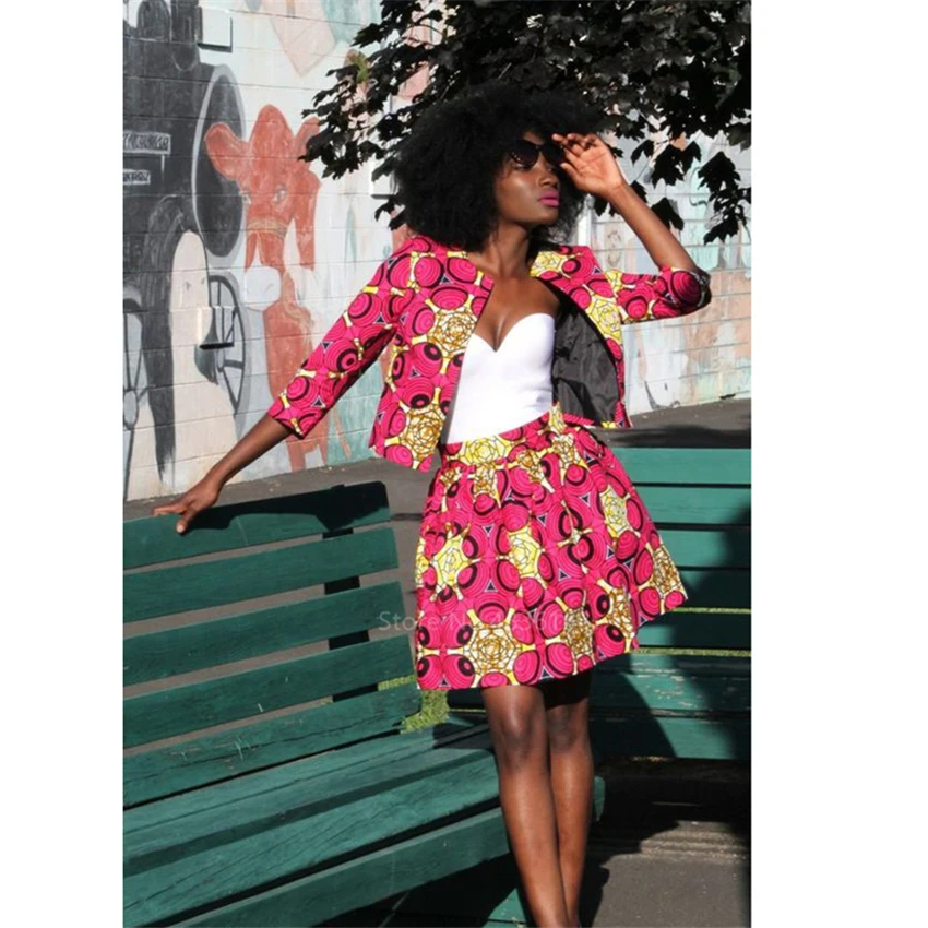 Модная африканская одежда для женщин новинка 2020 года пальто юбки пачки в стиле
