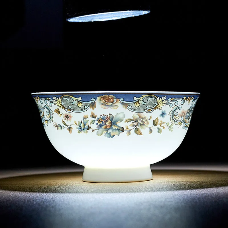 Керамическая кухонная посуда Цзиндэчжэнь с 56 головками столовое блюдо чаши для