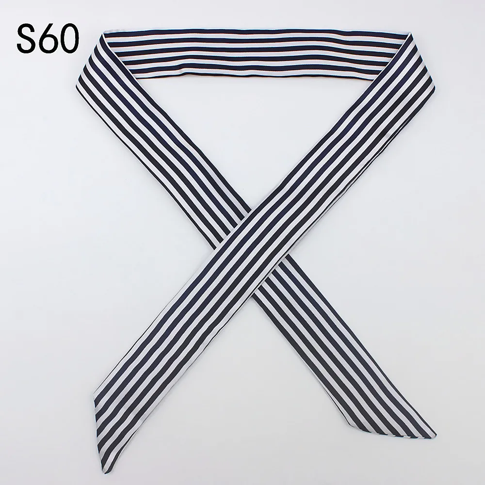 Новый дизайн сумка шарф 2019 полосатый принт женский Элитный брендовый шелковый