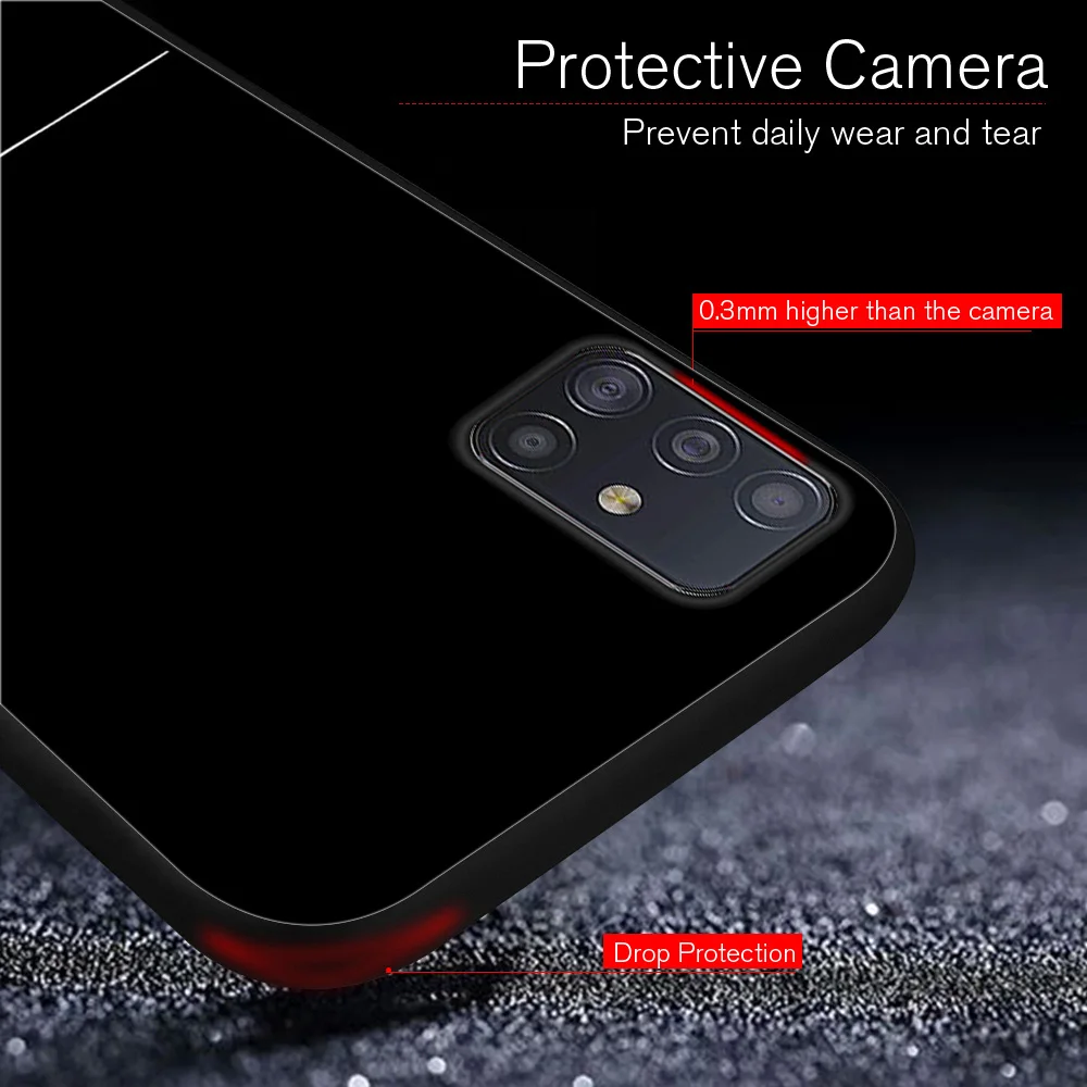 Love Heart-shaped For Samsung Galaxy A51 S21 S20 S10 S9 S8 Plus Ultra S10e A50 A71 A70 A20 A40 NOTE 20 10 9 8 Plus Soft TPU Case