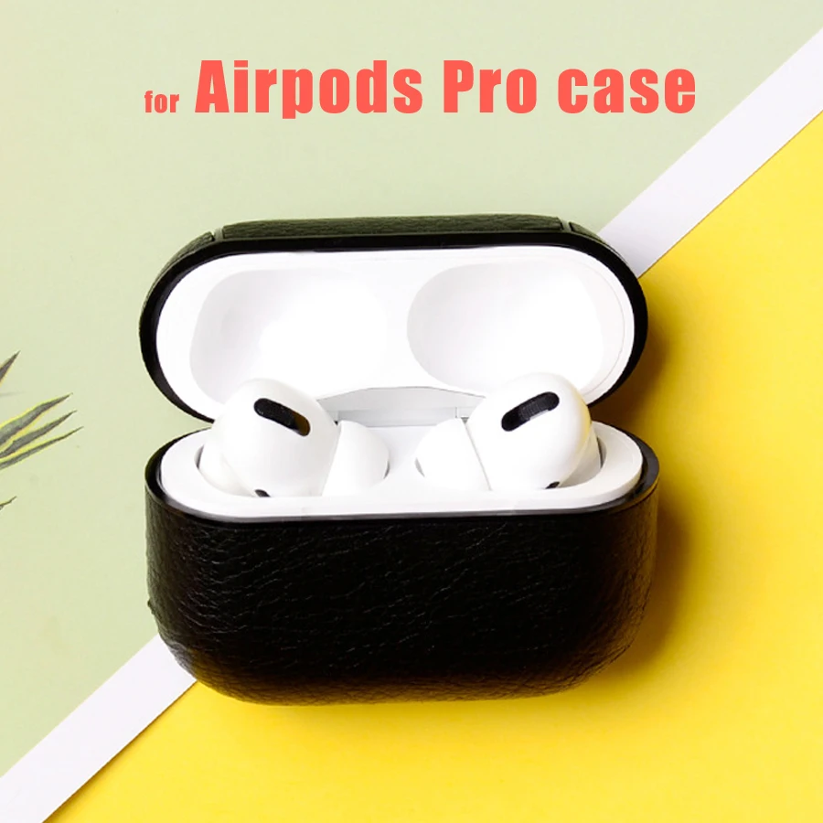 Роскошный чехол для Apple AirPods Pro Чехол s кожаные наушники оригинальный Airpods 3 жесткий