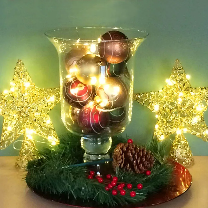 Сказочные огни на батарейках/USB питание светодиодный гирлянды 1 м 2 3 5 10 12