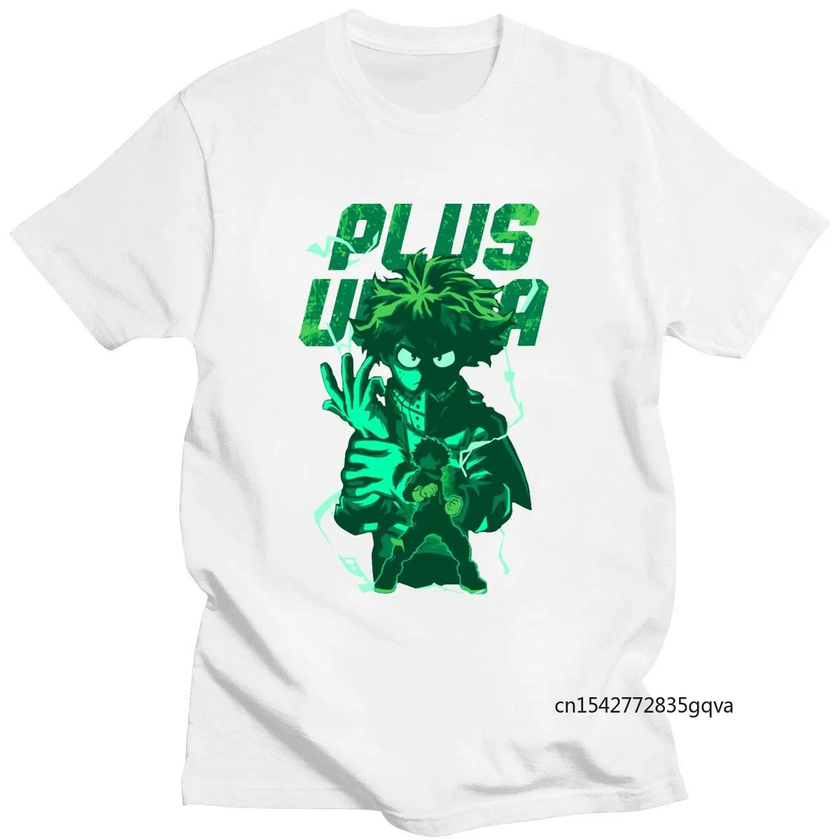 

My Hero Academia Anime Harajuku Unisex T-Shirt Printed Round Neck Large Size Short Sleeve Daily Casual Top