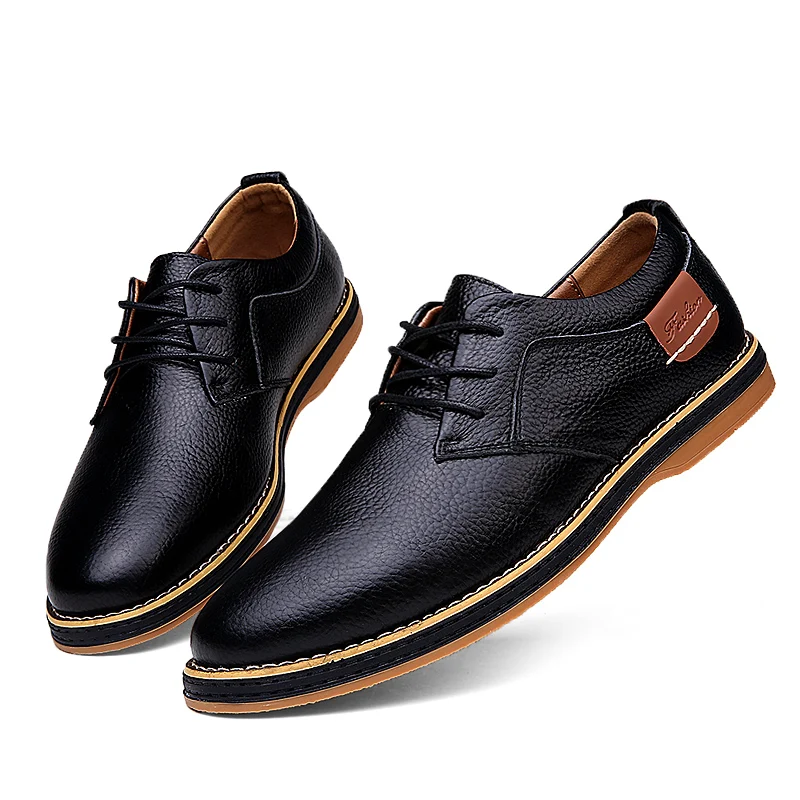 

Large Size 38-48 Men Golf Shoes Split Leather Golfer Outdoor Trainers Footwear Golfing Athletic Sneakers Sport Golfing Shoes