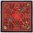 100% твил Шелковый женский шарф люксовый бренд Европейский дизайн платки 130*130 см французский принт с цепочкой квадратные шарфы Модные Шали Обертывания