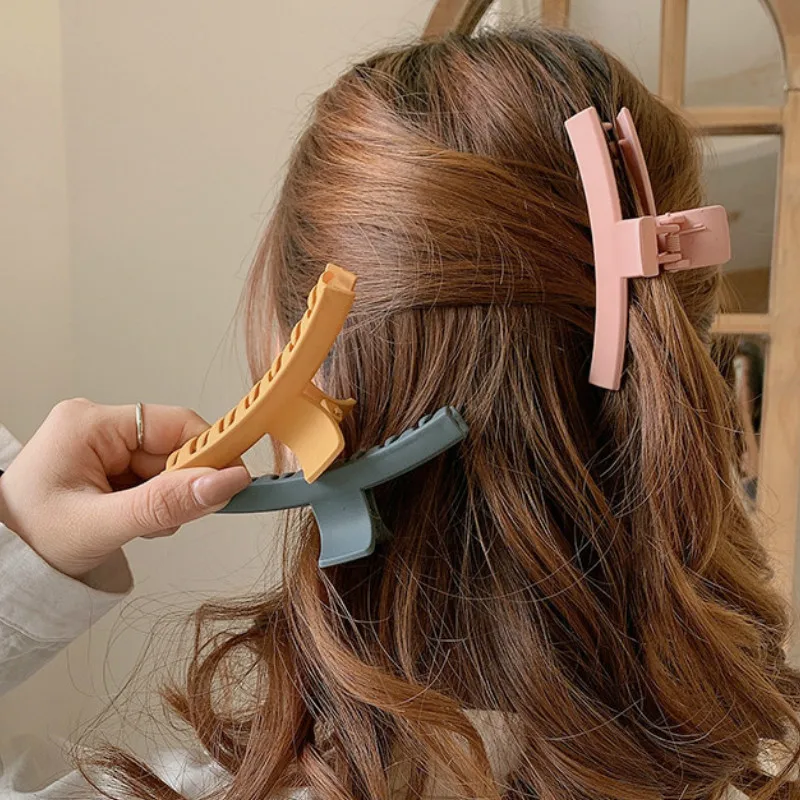 

Женские заколки для волос в Корейском стиле, простые милые заколки для волос с цветной задней частью головы, модные аксессуары для волос, но...