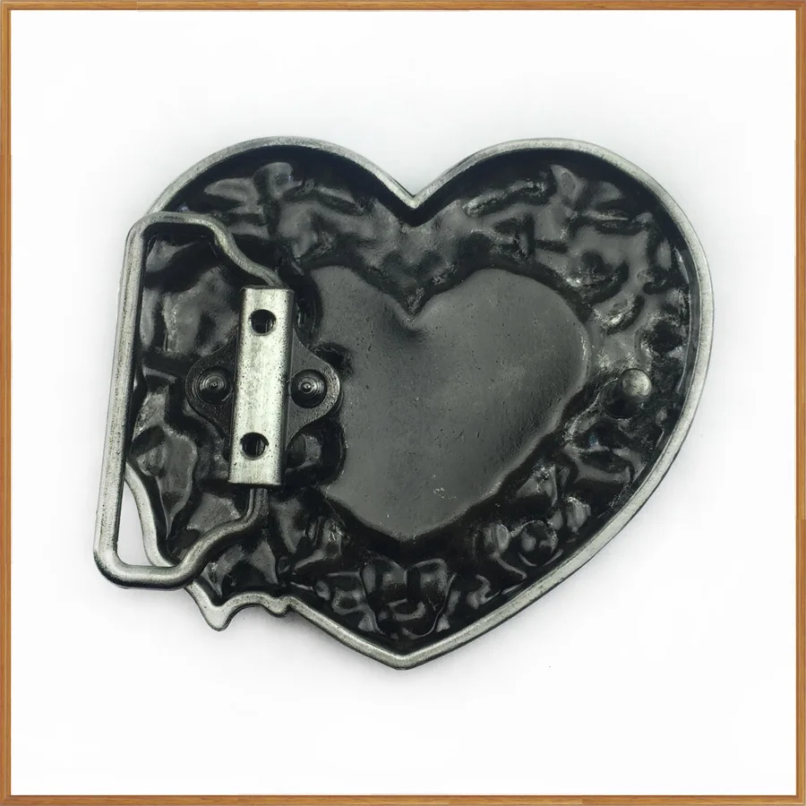 Buckleclub wholesale retro zinc alloy RED HEART jeans gift cowboy belt buckle FP-02241 for men 4cm width loop | Дом и сад