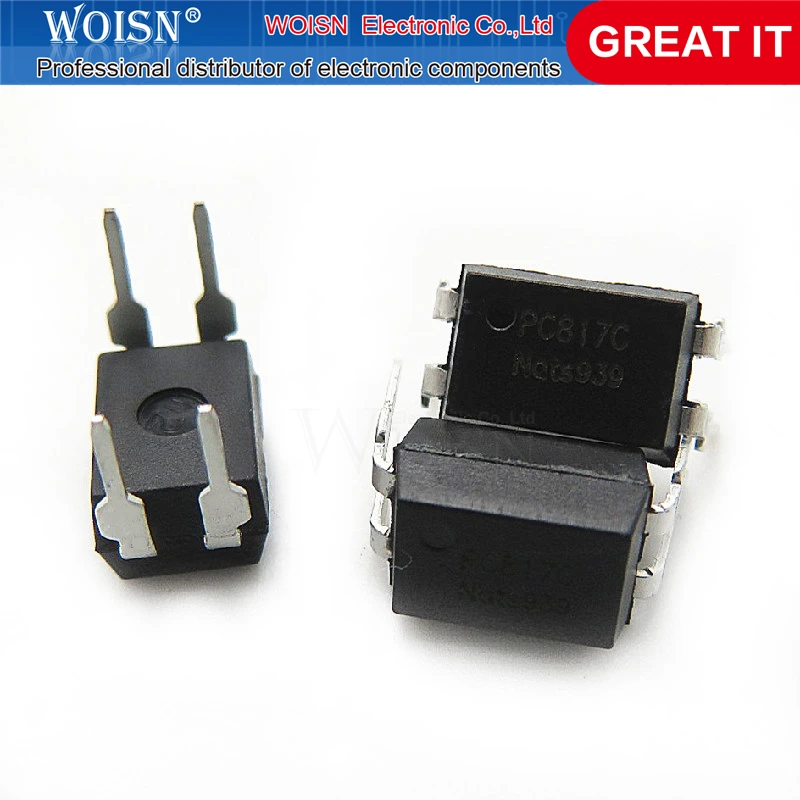 50 шт./лот PC817B PC817C DIP 4 PC817 817 817B EL817 LTV817A LTV A установка высокой плотности Photocoupler в