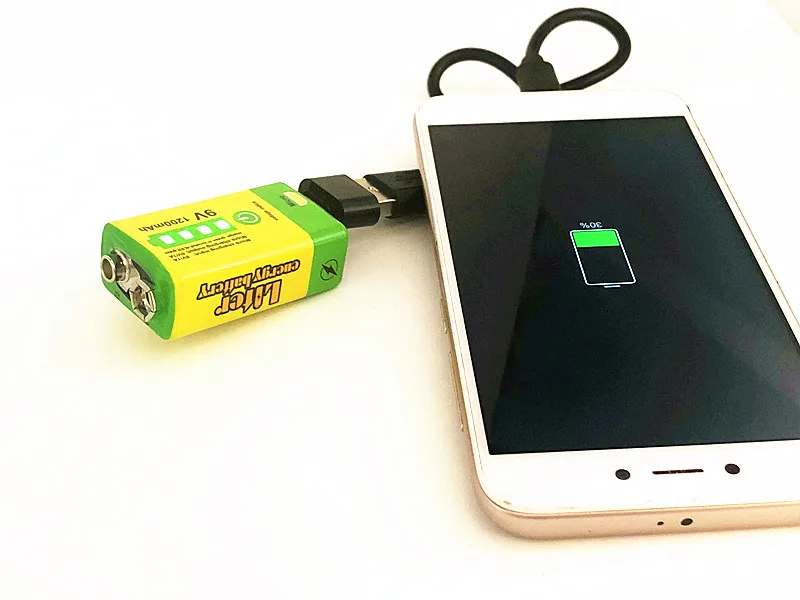 9V перезаряжаемая батарея 1200mAh USB портативные микро USB батареи для радиоуправляемого вертолета модель микрофона Bateria Bank power