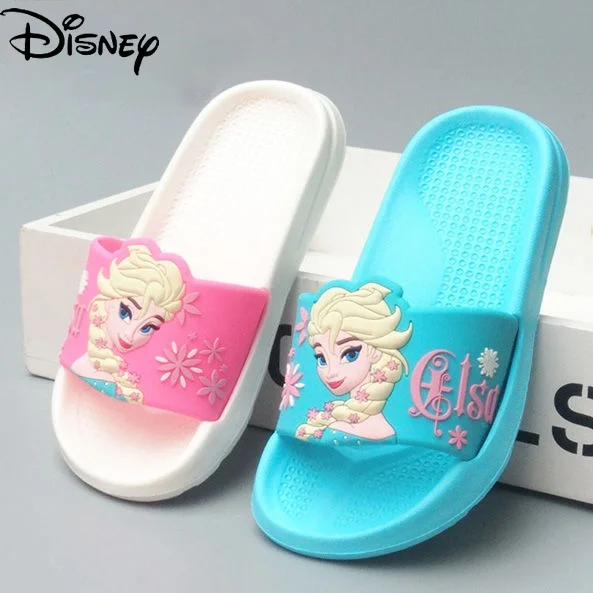 

Disney Summer Cartoon Cute Non-slip Wear-resistant Soft Bottom Comfortable Indoor Home Children's Sandals and Slippers