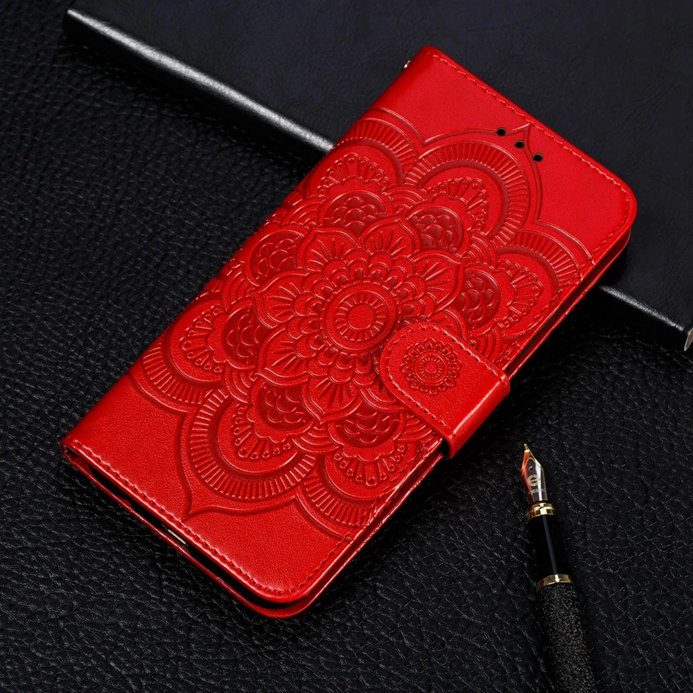 Red Цветочный узор флип чехол для Nokia Lumia 2,1 3,1 5,1 6,1 7,1 8,1 9,1 1 плюс 2,2 3,2 4,2X5X6X7X71 с кошельком для телефона - Цвет: Red