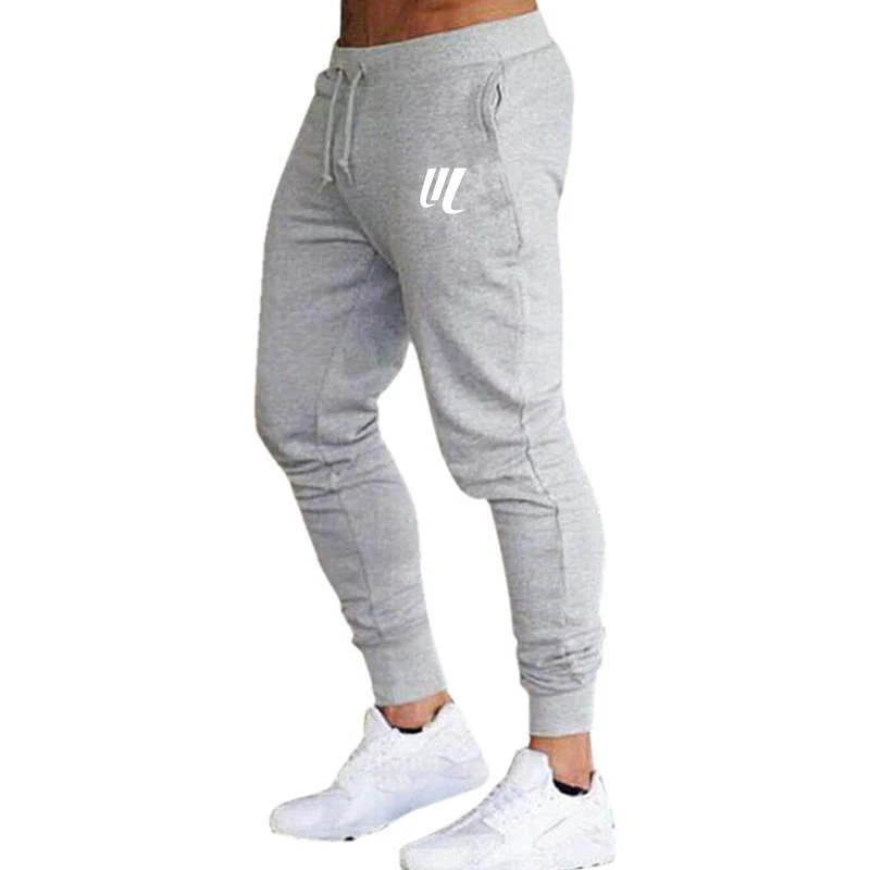 2020 Street Wear Ribbon Casual Pants Men's Multicolor Slim Jogging Side Pocket Cotton Fashion | Мужская одежда